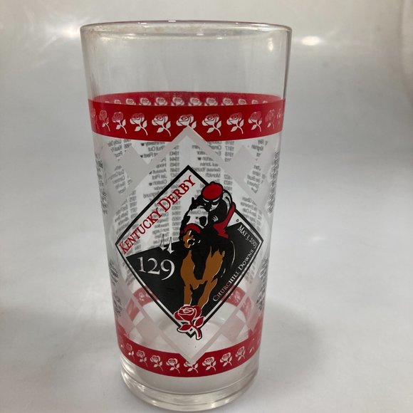 Kentucky Derby Glasses Lot of 5 Churchill Downs 1999, 2000, 2001, 2002, 2003 - Picture 10 of 11